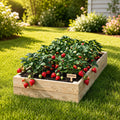 Hochbeet aus Holz 24 x 80 × 80 cm