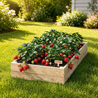 Hochbeet aus Holz 24 x 80 × 80 cm
