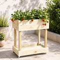 Hochbeet aus Holz 88 x 40 × 80 cm