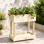 Hochbeet aus Holz 88 x 40 × 80 cm