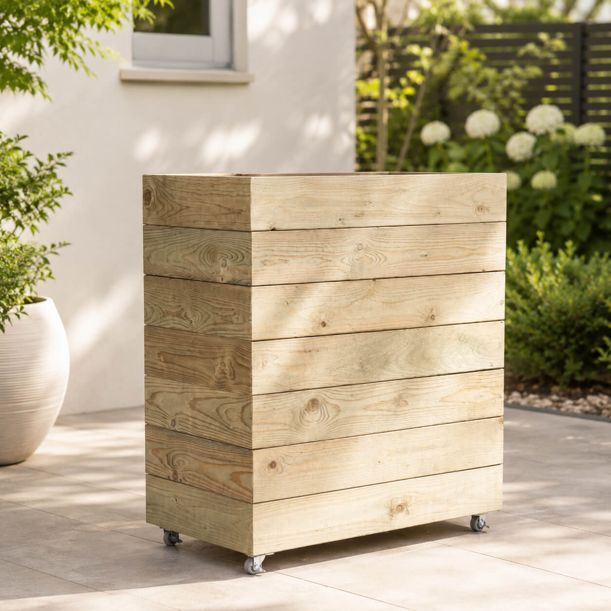 Hochbeet aus Holz 88 x 40 × 80 cm