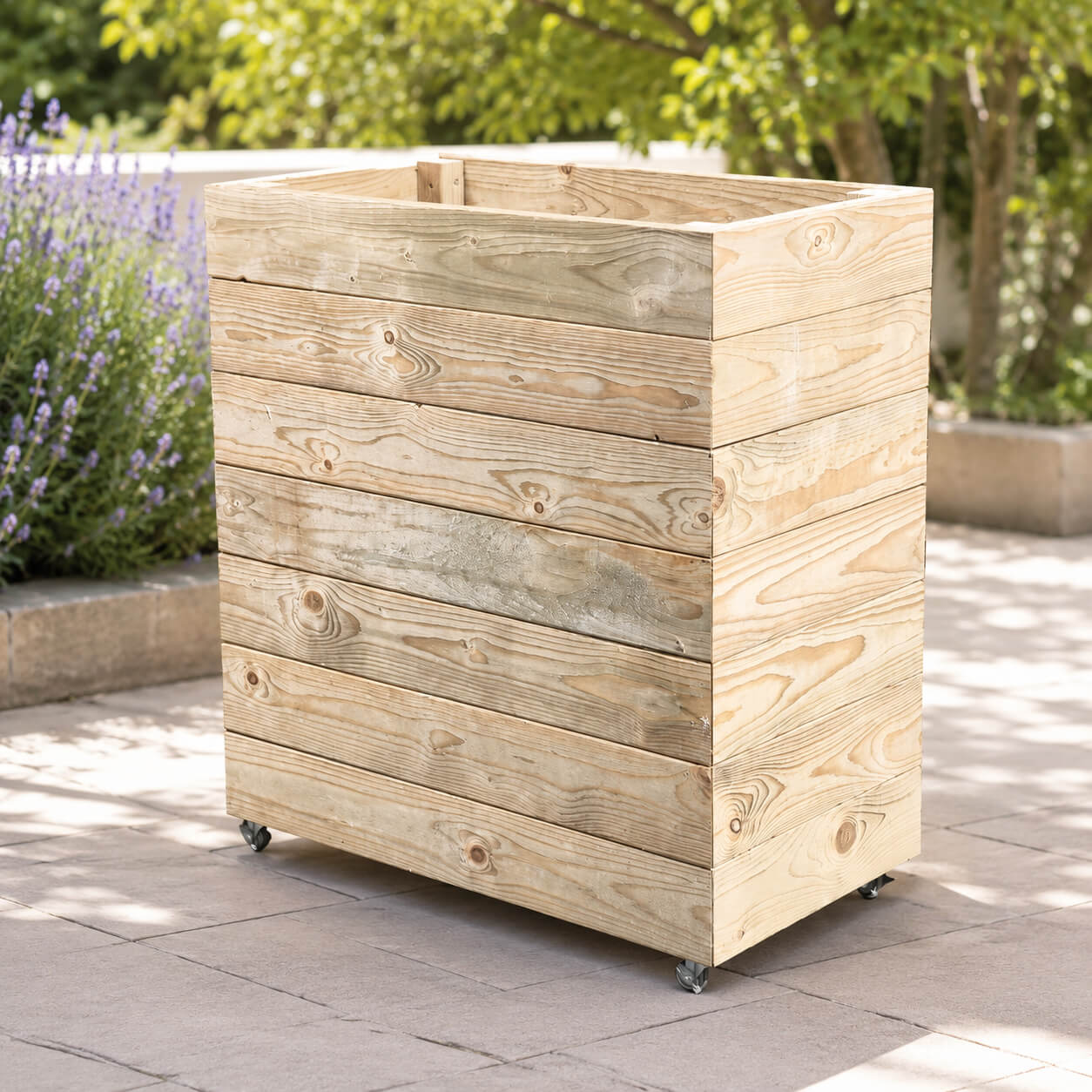 Hochbeet aus Holz 88 x 40 × 80 cm