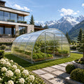 Gewächshaus aus Polycarbonat mit Stahlrahmen | 3 m Breite