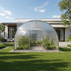 Gewächshaus aus Polycarbonat mit Stahlrahmen | 3 m Breite