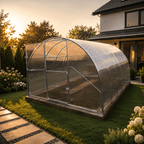 Gewächshaus aus Polycarbonat mit Stahlrahmen | 3 m Breite