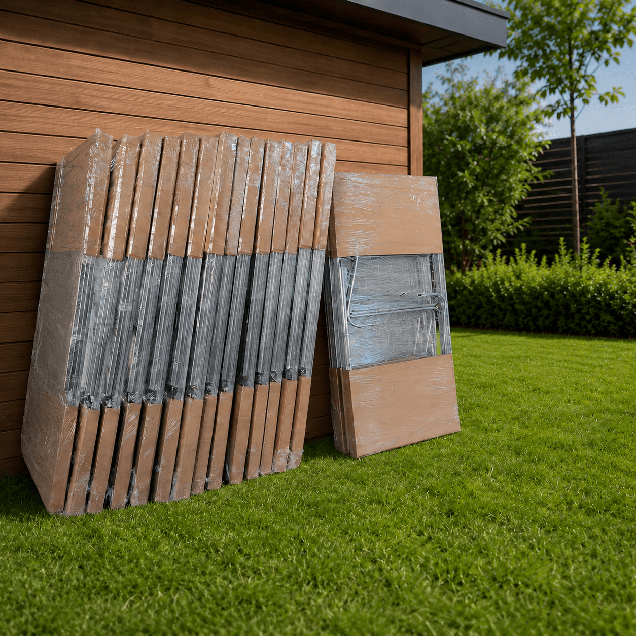Gewächshaus aus Polycarbonat mit Stahlrahmen | 2 m Breite
