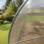 Gewächshaus aus Polycarbonat mit Stahlrahmen | 4 m Breite