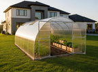 Gewächshaus aus Polycarbonat mit Stahlrahmen | 4 m Breite