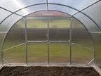 Gewächshaus aus Polycarbonat mit Stahlrahmen | 4 m Breite