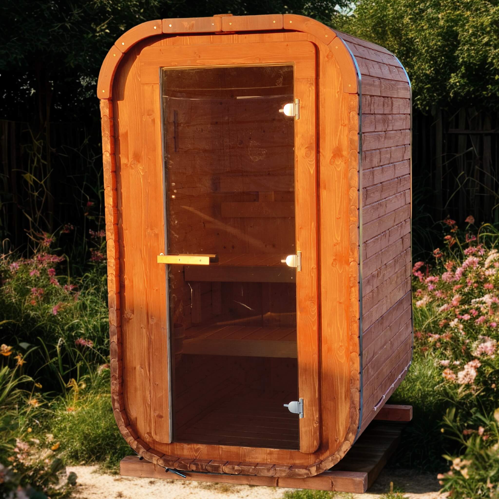 Mini-Sauna aus Holz 1,6 m