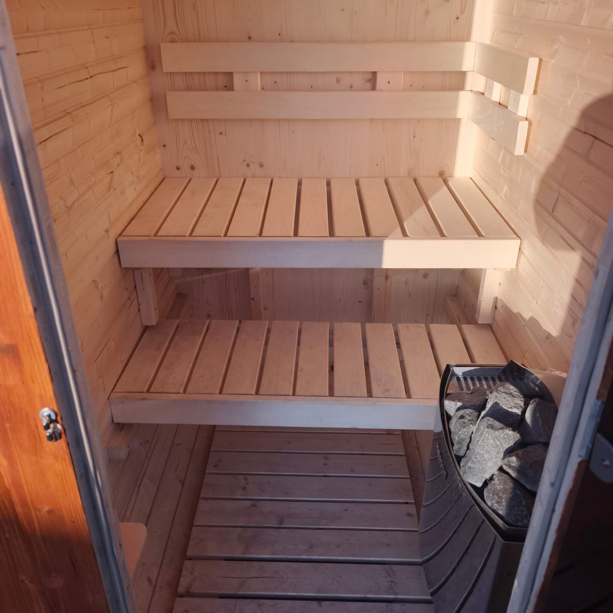 Mini-Sauna aus Holz 1,6 m