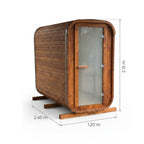 Mini-Gartensauna aus Holz 2,4 m