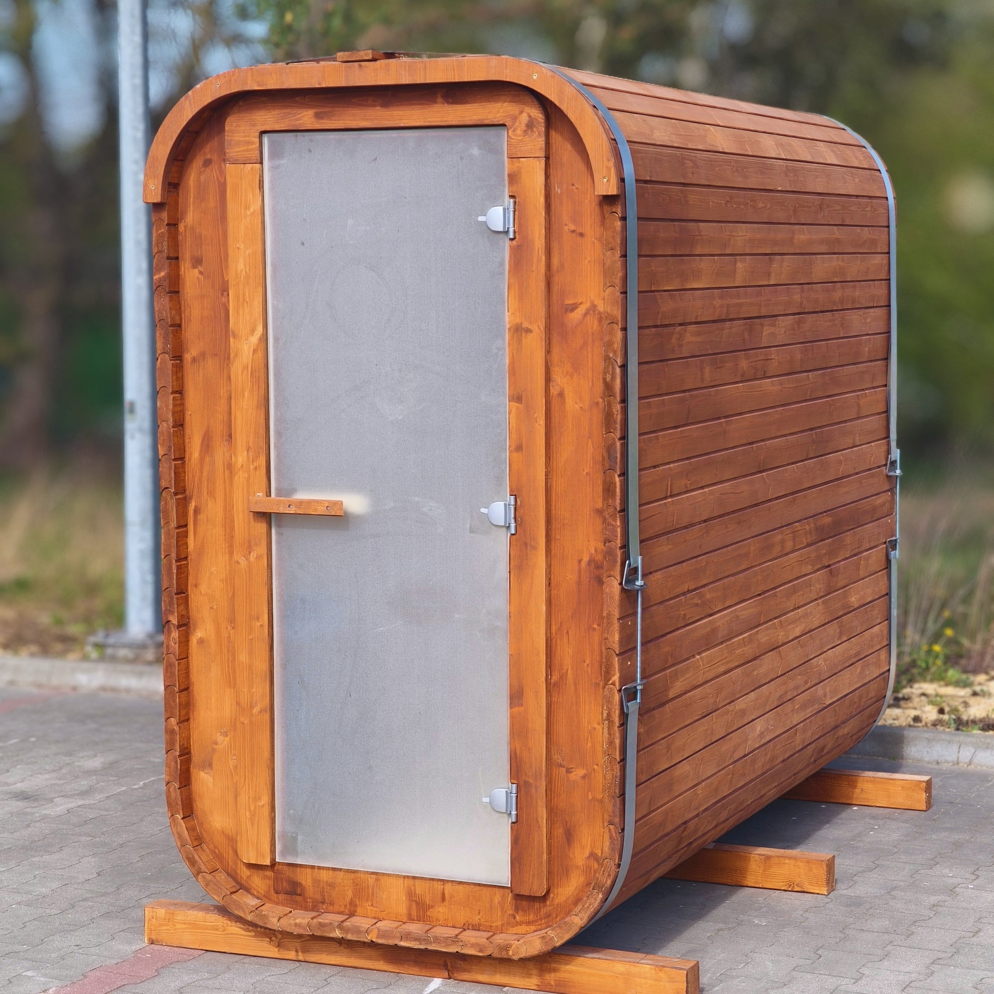 Mini-Gartensauna aus Holz 2,4 m