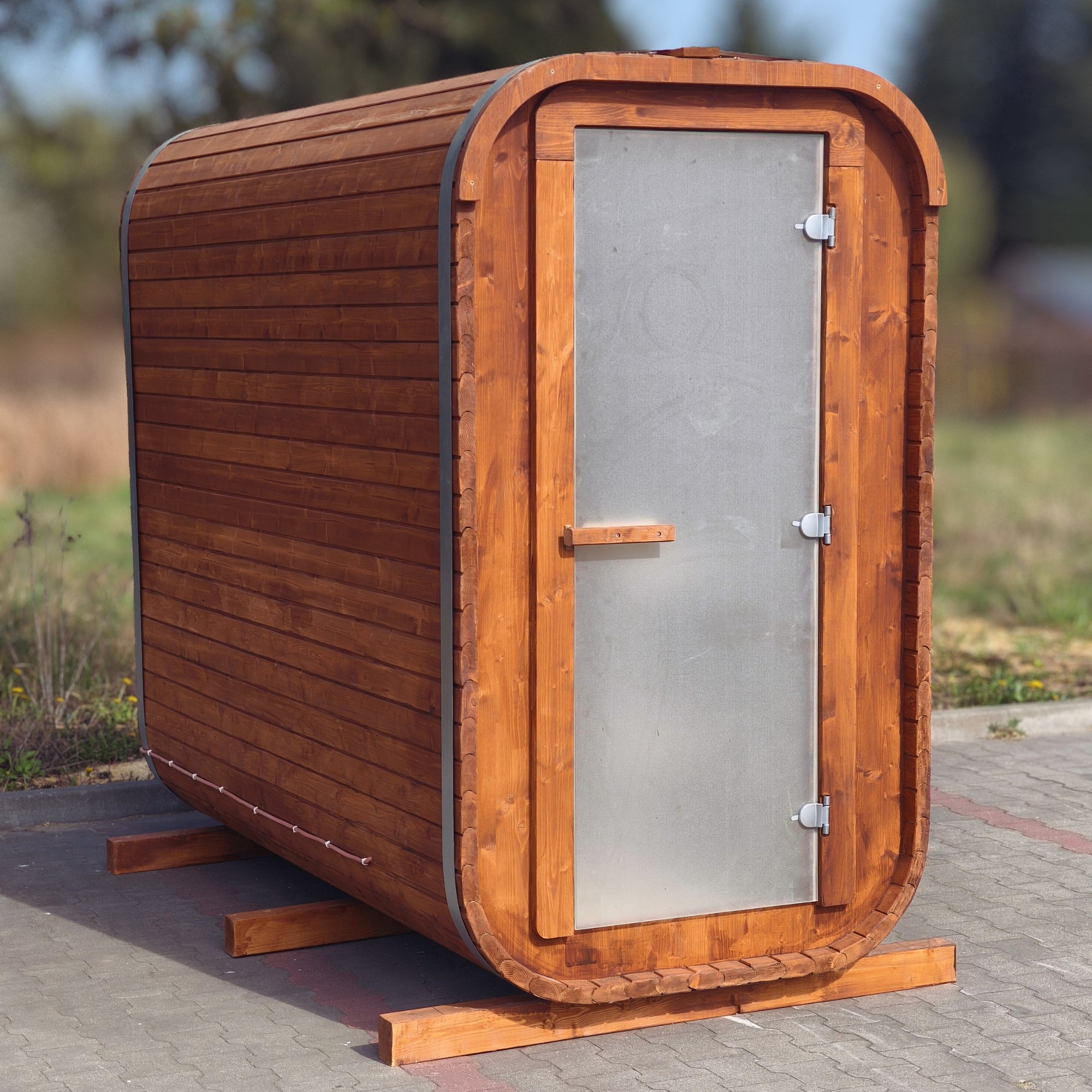 Mini-Gartensauna aus Holz 2,4 m