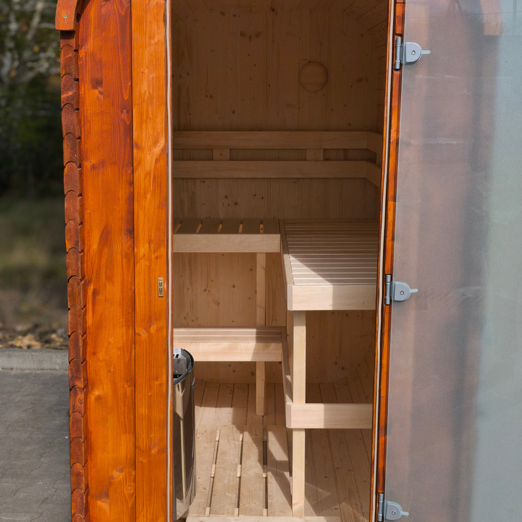 Mini-Gartensauna aus Holz 2,4 m