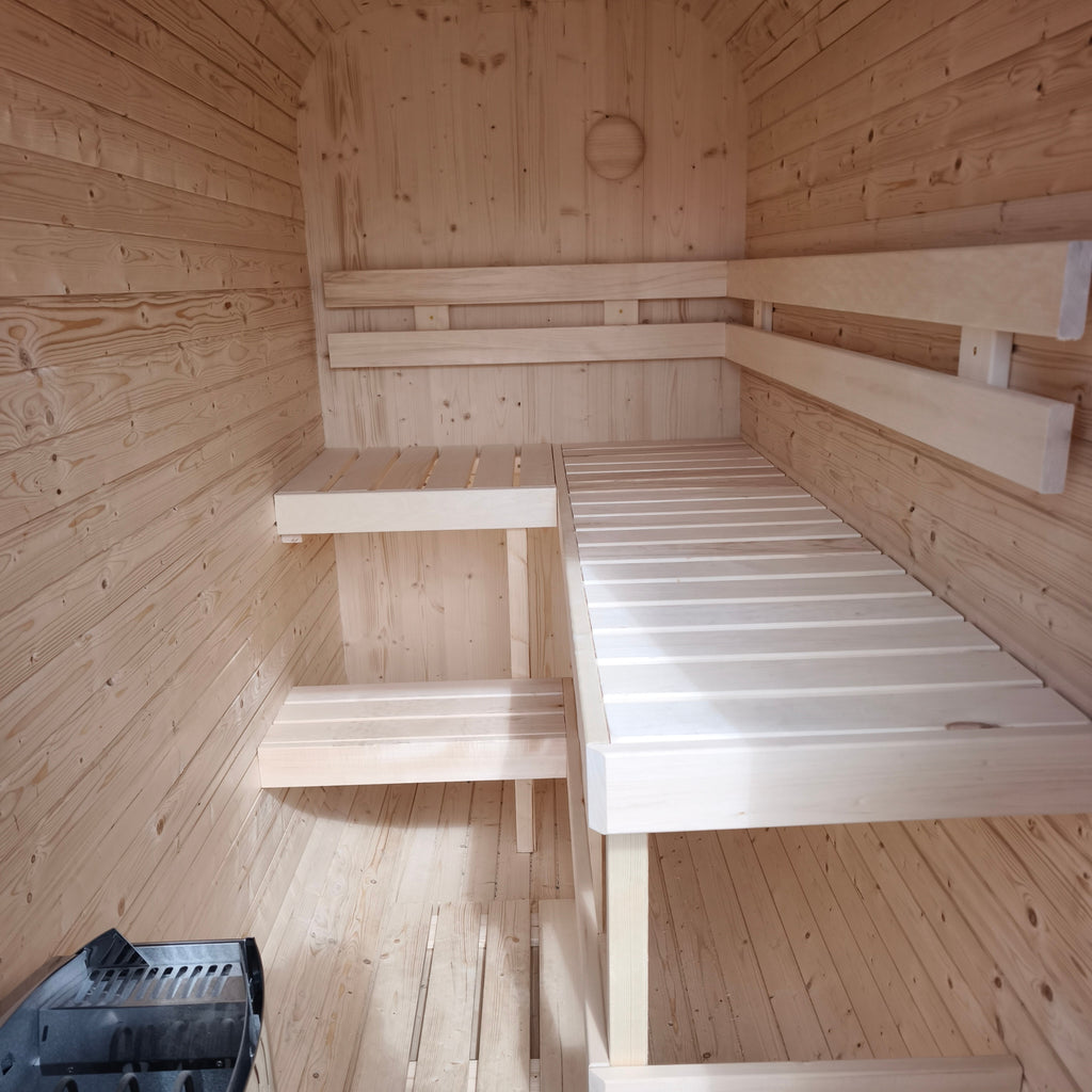 Mini-Gartensauna aus Holz 2,4 m